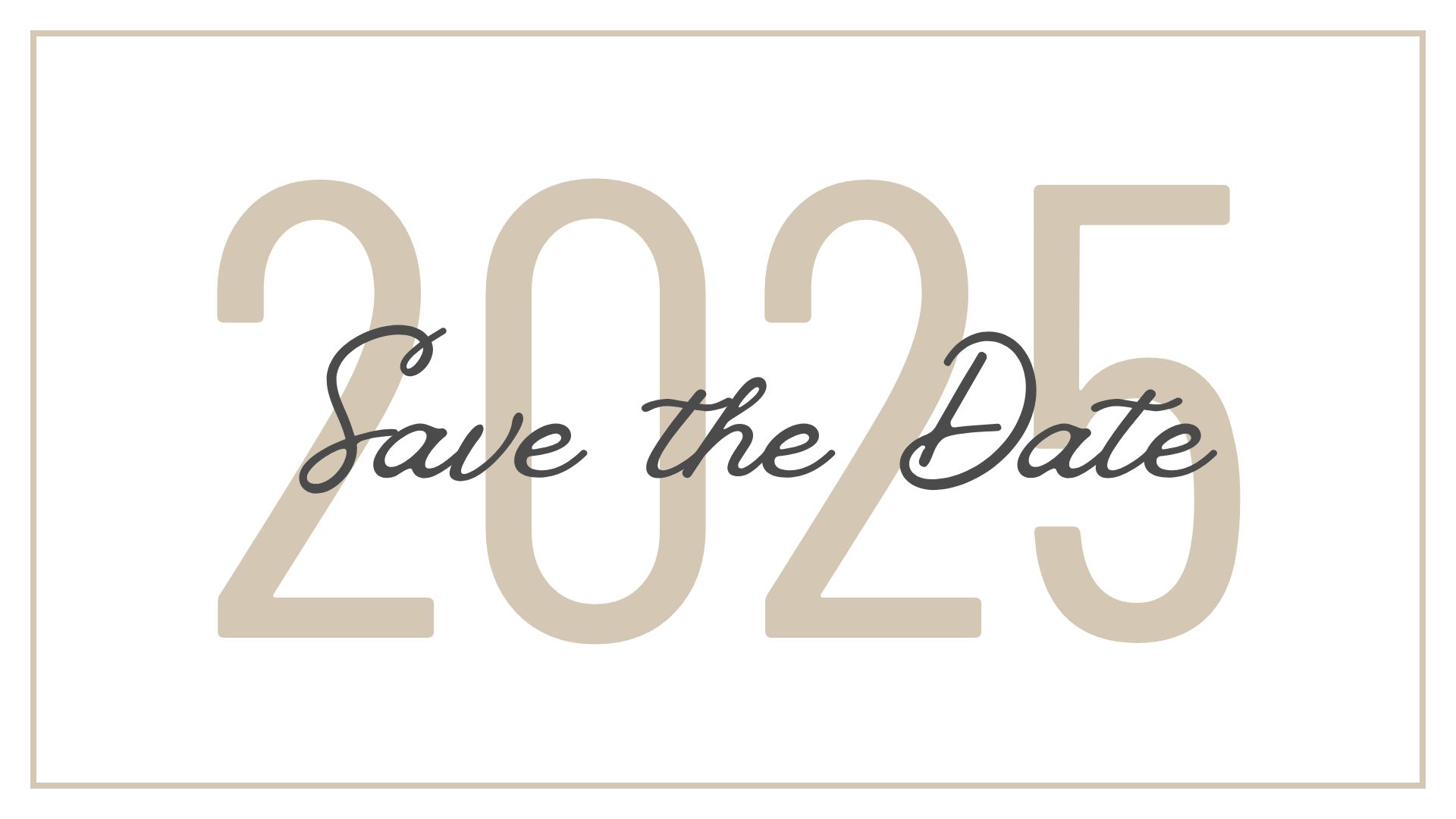 Save the Date: